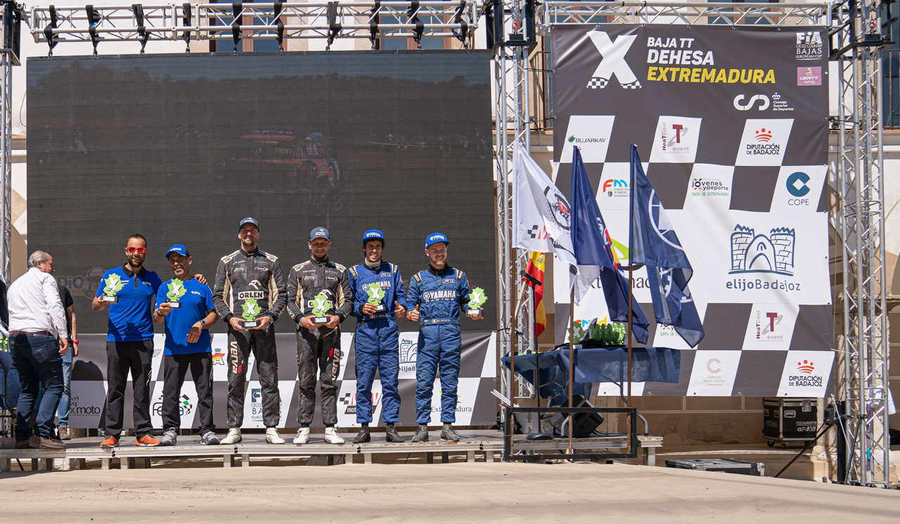 Lee más sobre el artículo Campeones de la sexta edición de la Baja TT Dehesa Extremadura 2022