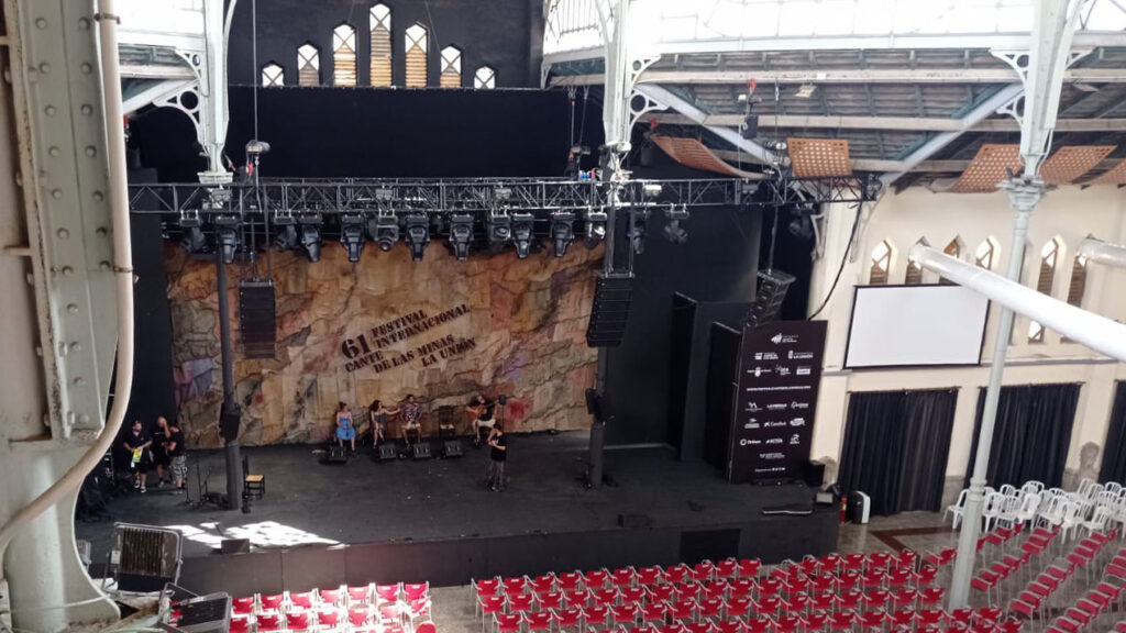 climatizacion en festival del cante en Murcia